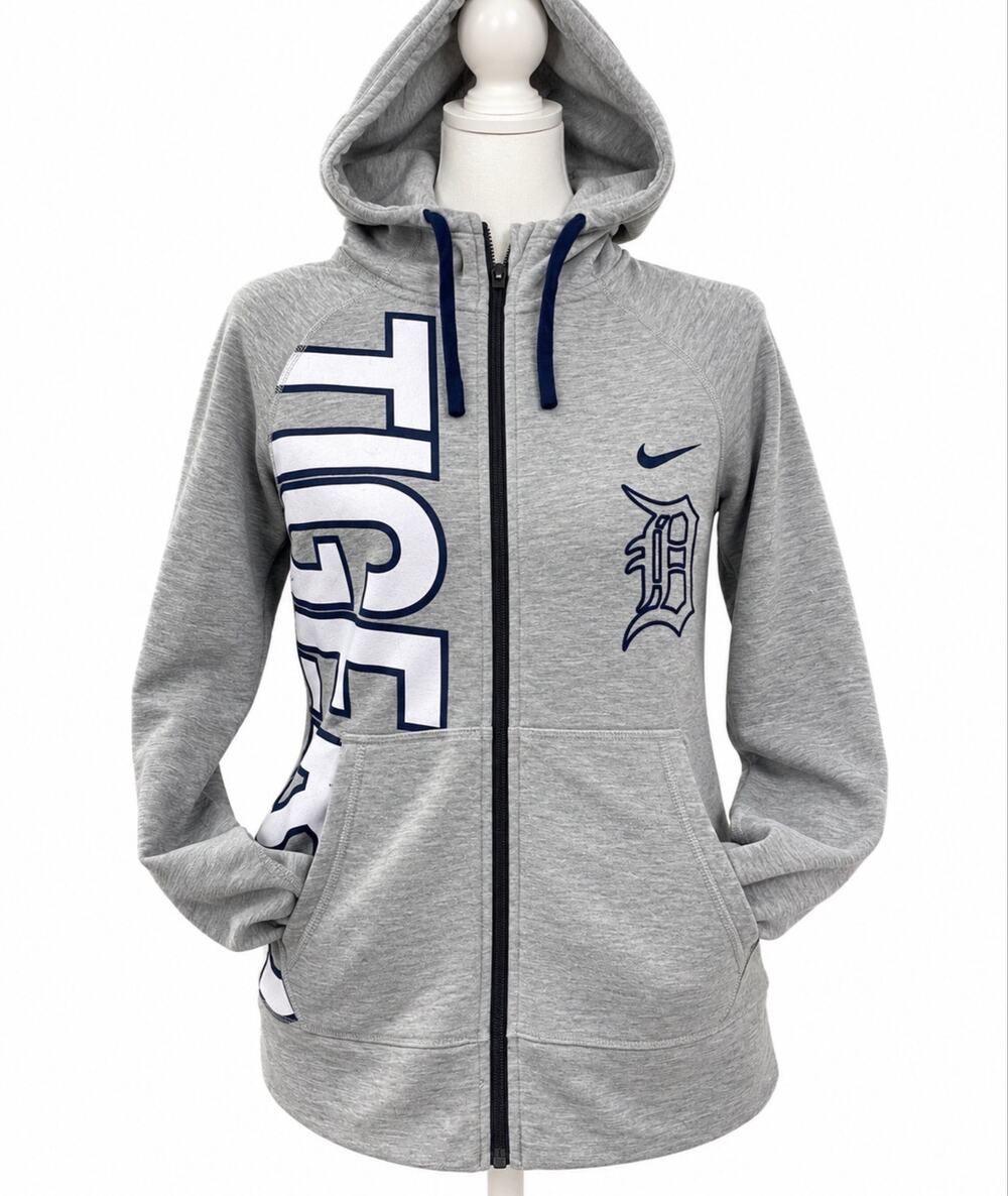 Nike Detroit Tigers Dri-FIT Full Zip Hoodie Womens S